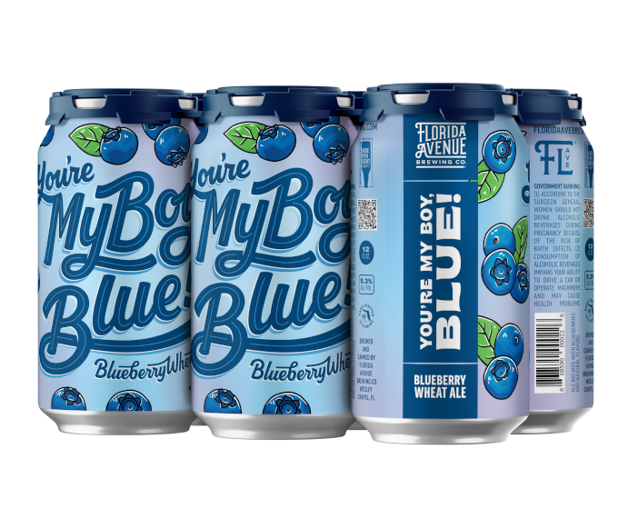 Florida Ave You're My Boy Blue 12oz 6-Pack Can