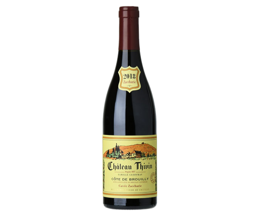 Chateau Thivin Cote de Brouilly Cuvee Zaccharie 2018 750ml