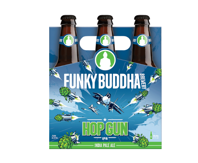 Funky Buddha Hop Gun IPA 12oz 6-Pack Bottle