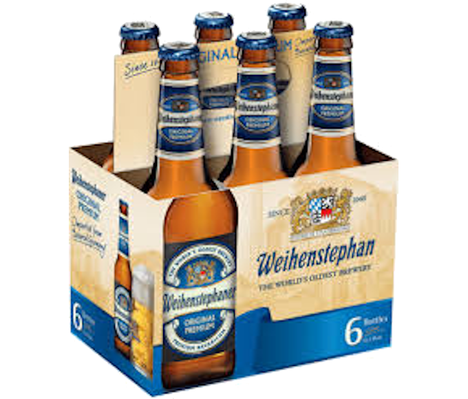 Weihenstephaner Original Premium Lager 11.2oz 6-Pack Bottle