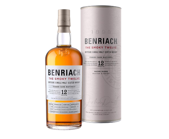 The BenRiach The Smoky 12 Years Single Malt 750ml