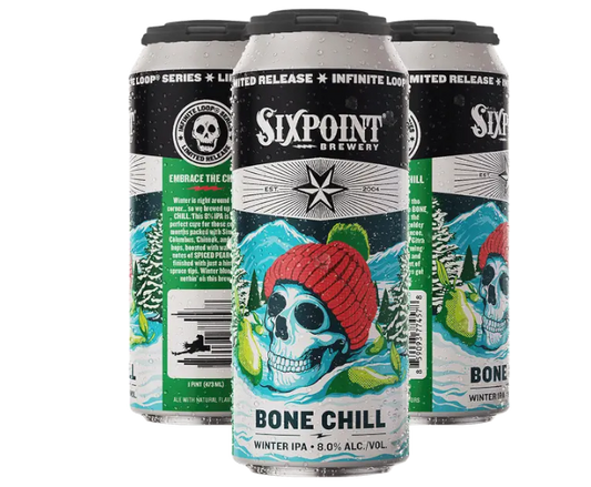 Sixpoint Bone Chill 16oz 4-Pack Can