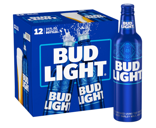 Bud Light 16oz 12-Pack Aluminium Bottle