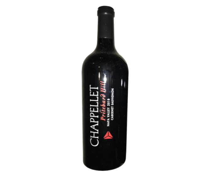 Chappellet Pritchard Hill Cabernet Sauv 2018 750ml (No Barcode)