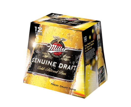 Miller Genuine Draft  12oz 12-Pack Bottle