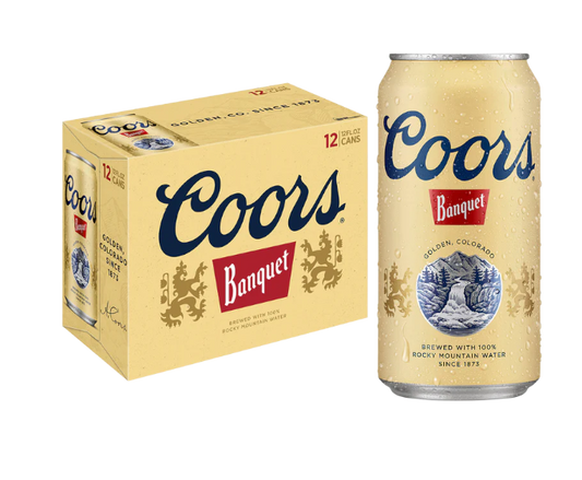 Coors Banquet 12oz 12-Pack Can