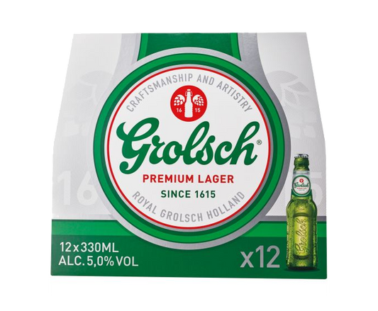 Grolsch Premium Lager 11.2oz 12-Pack Bottle
