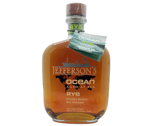 Jeffersons Ocean Aged At Sea Double Barrel Rye 750ml (DNO)
